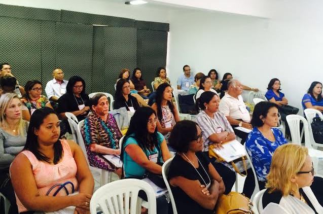 Professores participam da formação no Projovem Urbano.