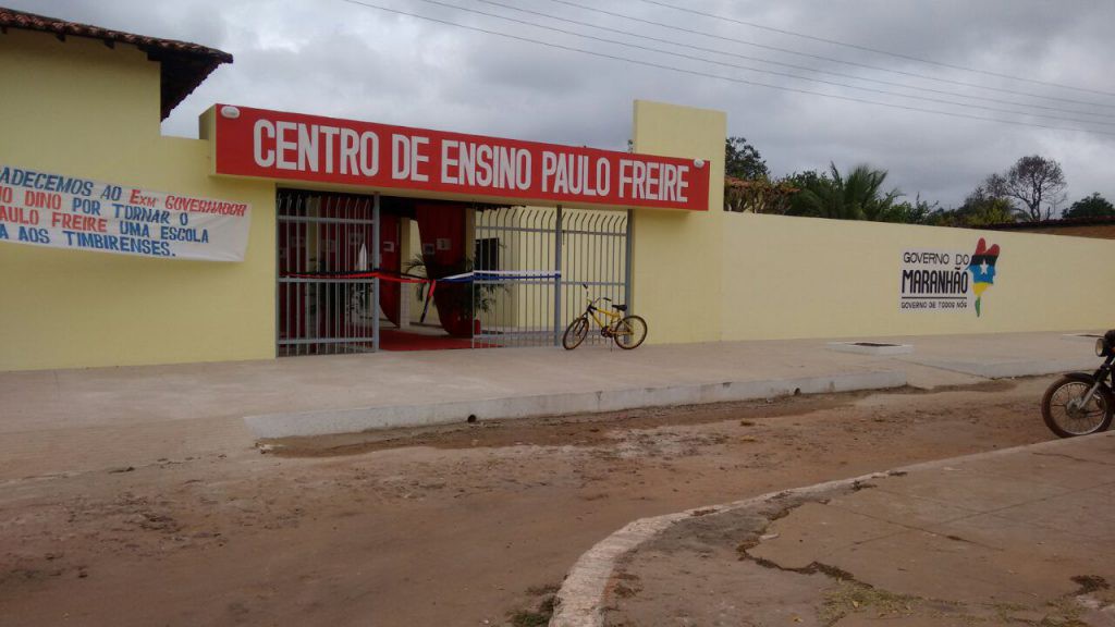 Centro de Ensino Paulo Freire totalmente reformado. Com a ação, mais 590 alunos serão beneficiados no município de Timbiras.