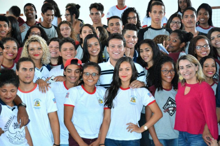 felipe e alunos