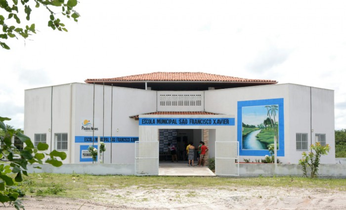 Entrega da Escola Municipal Francisco Xavier (Lauro Vasconcelos)