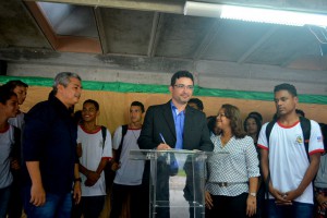 A obra é uma parceria entre a Seduc e a Sedel