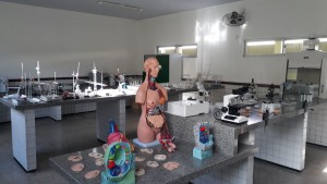 Laboratório de Biologia e Química do Centro Educa Mais José Almeida Ramos, a primeira escola em tempo integral de São João dos Patos