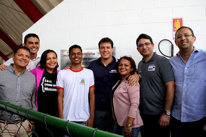 Secretário Felipe Camarão e demais autoridades inauguram ginásio poliesportivo