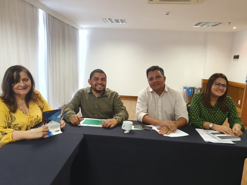 Equipe Seduc durante reunião do Consórcio de Estados da Amazônia Legal, em Brasília.