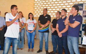 Estudante Mateus Portilho faz discurso de agradecimento ao Governo do Estado pelos investimentos na educação pública em todo o Maranhão