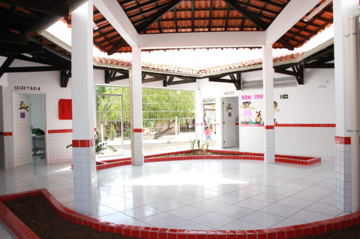 Escola Digna do povoado Macacos, em Codó, tem amplo espaço para atender crianças da comunidade e de povoados vizinhos