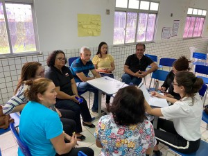 A reunião contou com a presença de funcionários das superintendências e supervisões