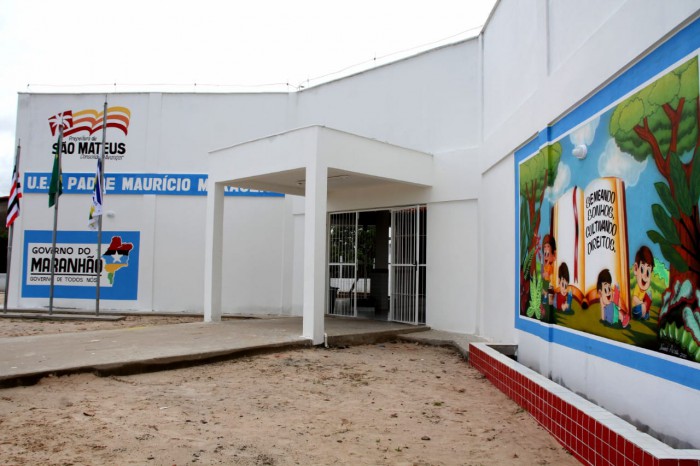 Nova Unidade Escolar Municipal Pe. Maurício Maraglio, no assentamento São Raimundo II, em São Mateus