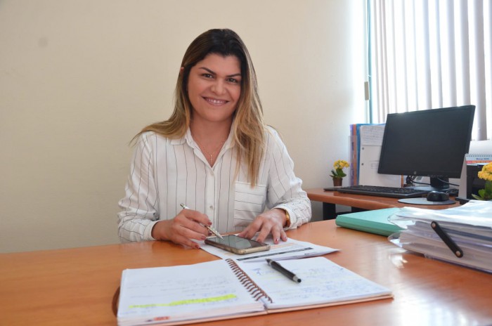 Nádya Dutra, adjunta da Seduc, reforça os avanços alcançados com o Mais Ideb (Foto: Nael Reis)