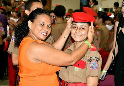 Entrega da Boina “Herói de Fibra” marca ingresso de 1.800 alunos ao Colégio  Militar 02 de Julho